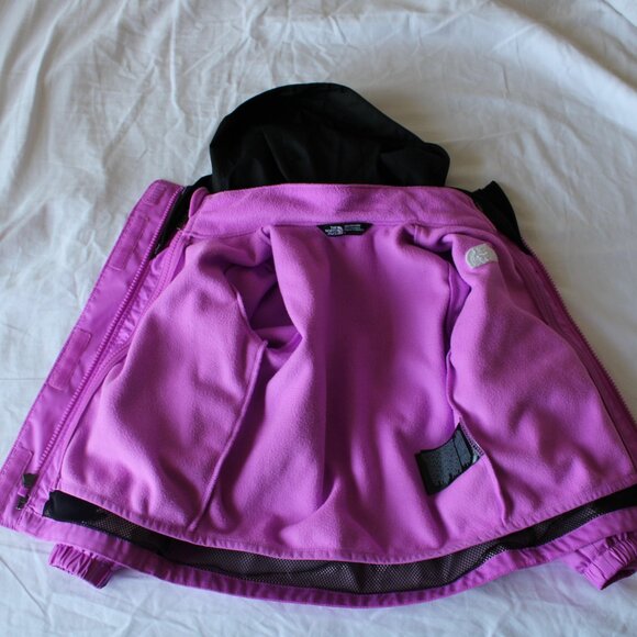 The North Face DryVent Infant Baby Girl Lined Windbreaker Jacket Fleece Size 2T - Picture 8 of 15